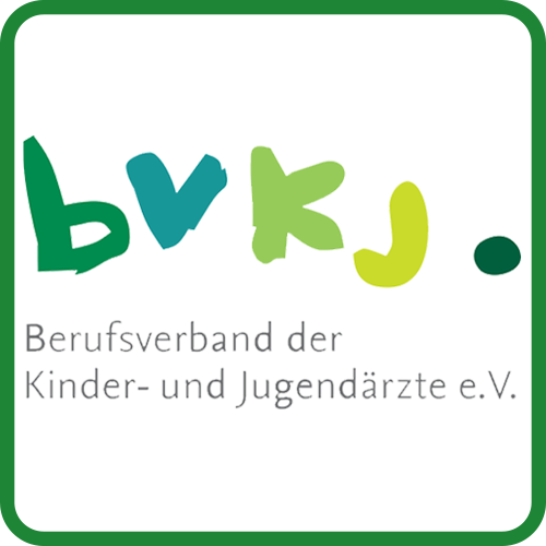 Logo: Pädiatrie zum Anfassen des Landesverbandes Mecklenburg-Vorpommern im BVKJ e.V. 2021 - Online